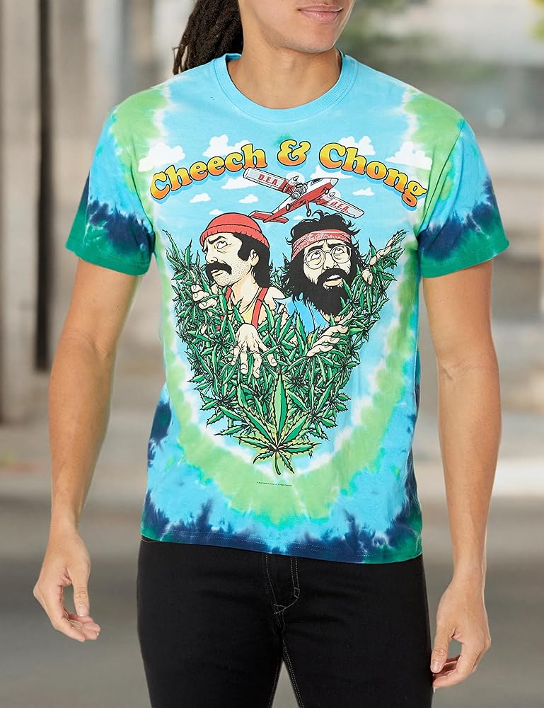 LIQUID BLUE CHEECH and CHONG TミュージックTシャツ Amazon.com: Liquid Blue Men's Cheech and Chong Field Of